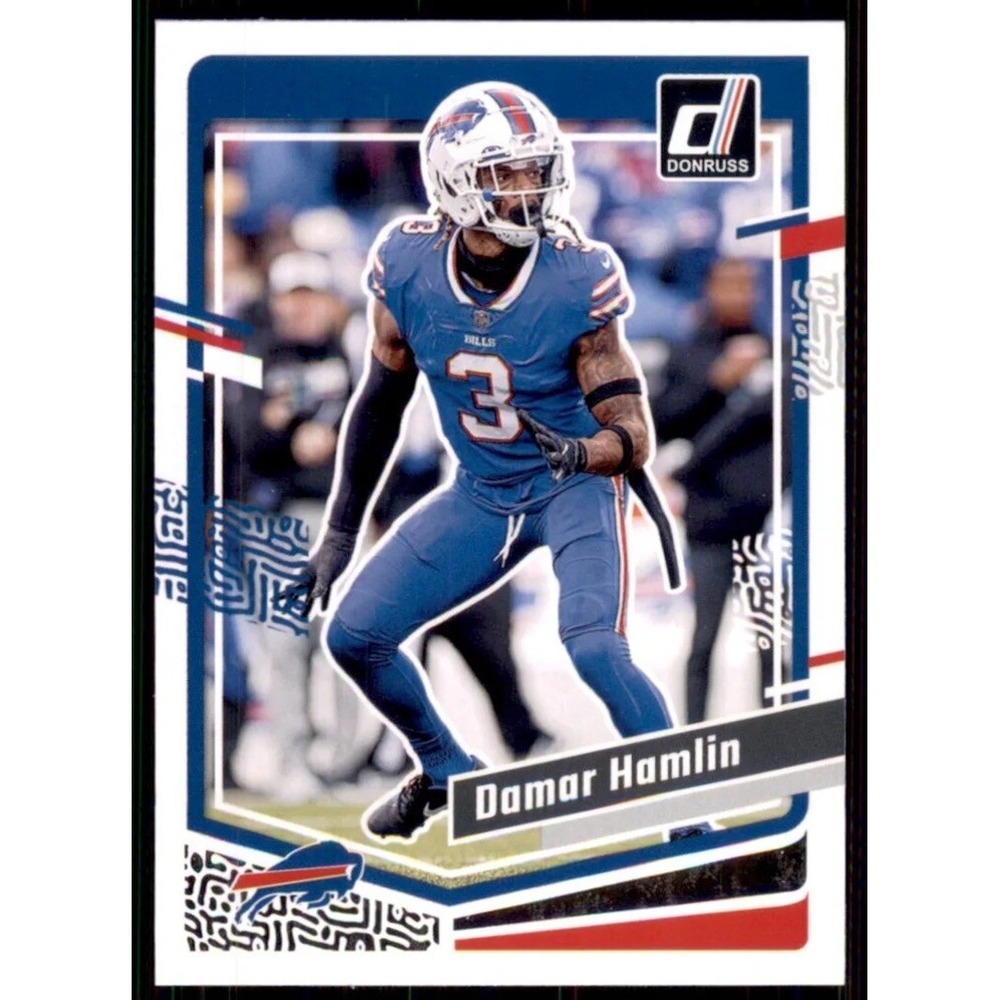 2023 Donruss Football Base Card #27 Damar Hamlin - Buffalo Bills